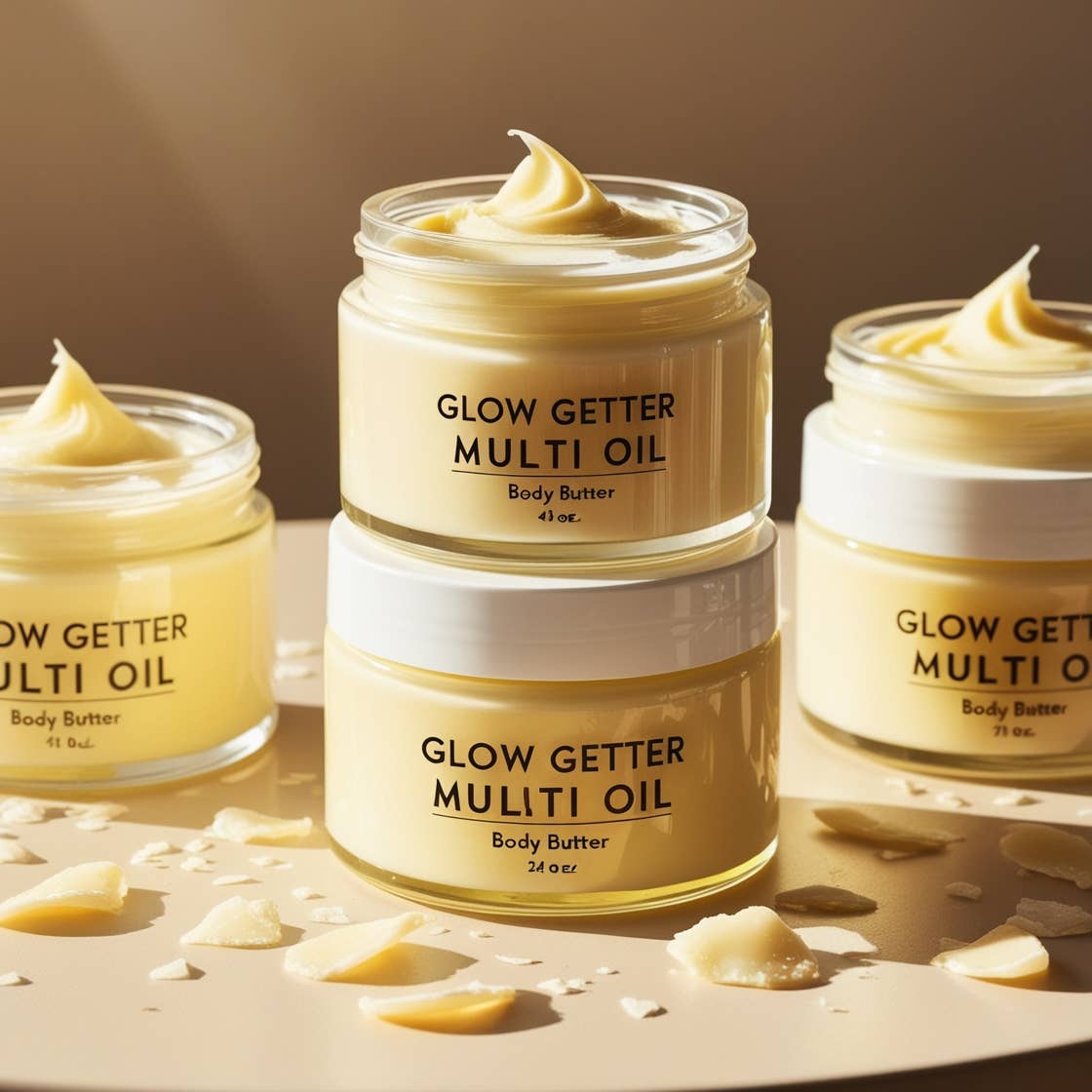 Beautique Goals - Wholesale Body balm/butter - Glow Getter Multi Oil Body Butter1