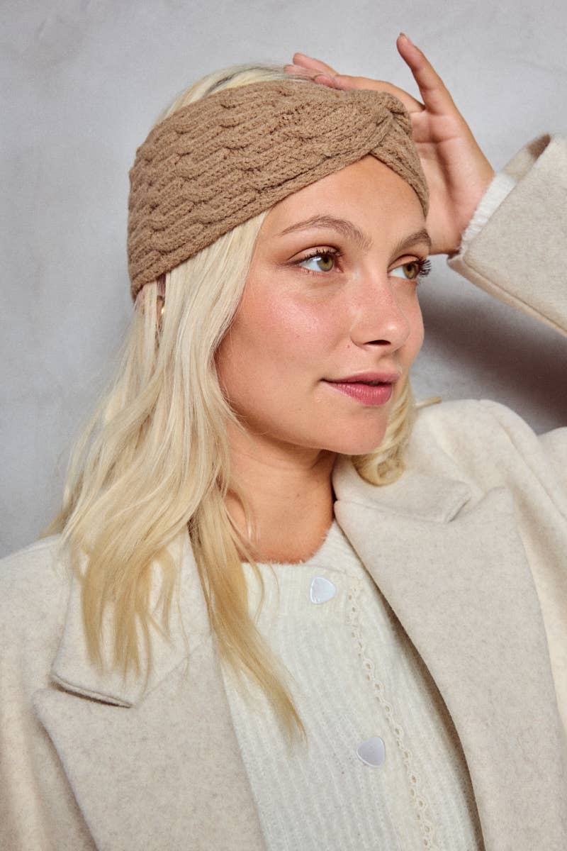 BYREN | ÉLINE L'ATELIER - Wholesale Fashion Headband - Women's - Wool headband ST201DF3