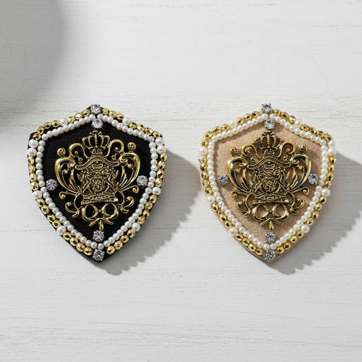 Conjunto de Broches con Cresta de Perlas con Cuentas | Boho Vintage | Broche de Declaración para venta al por mayor de Bijoux Envie Statement Jewelry