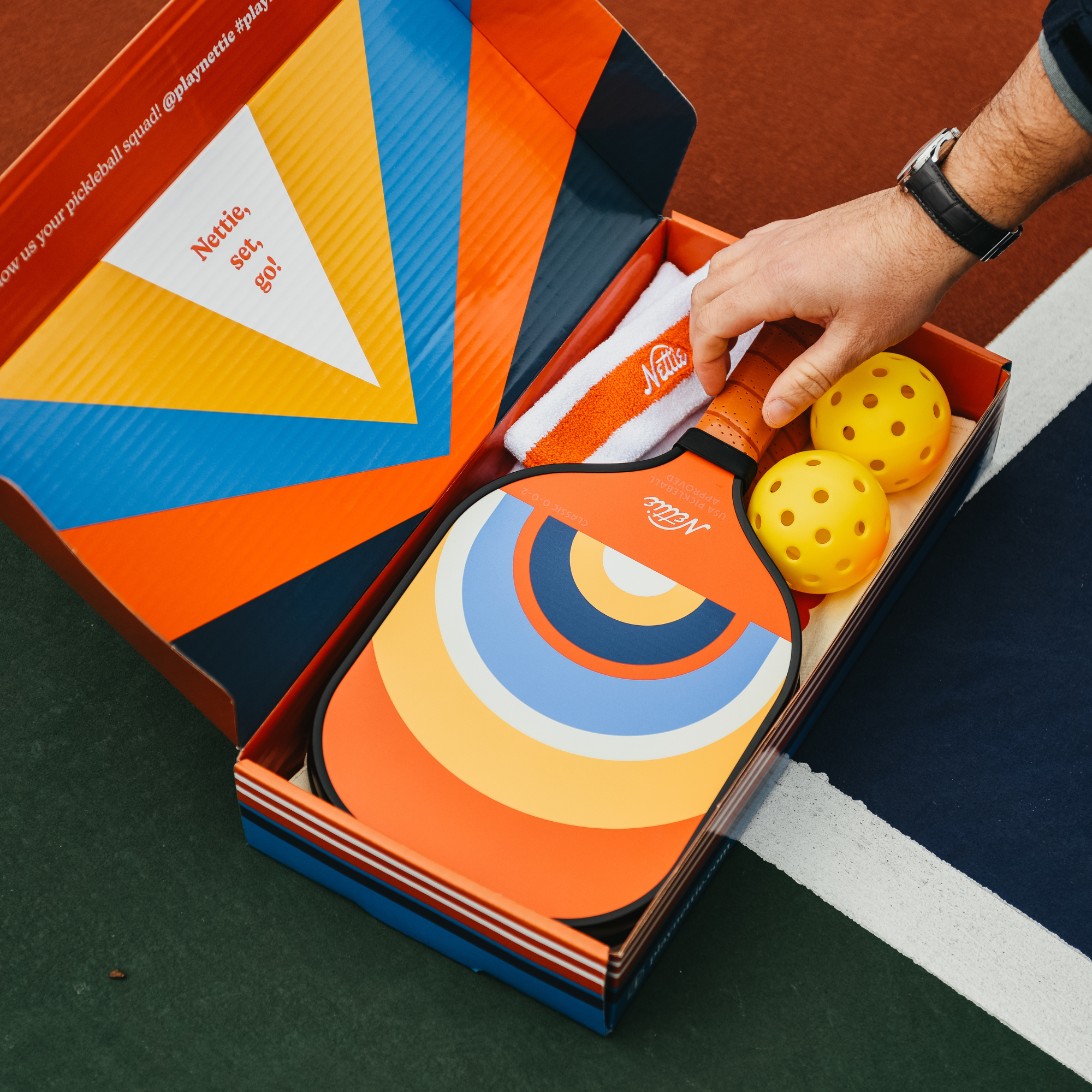 Nettie Pickleball Co. - Wholesale Sportieve accessoires - 2-pack pickleballset (koolstofvezel)5