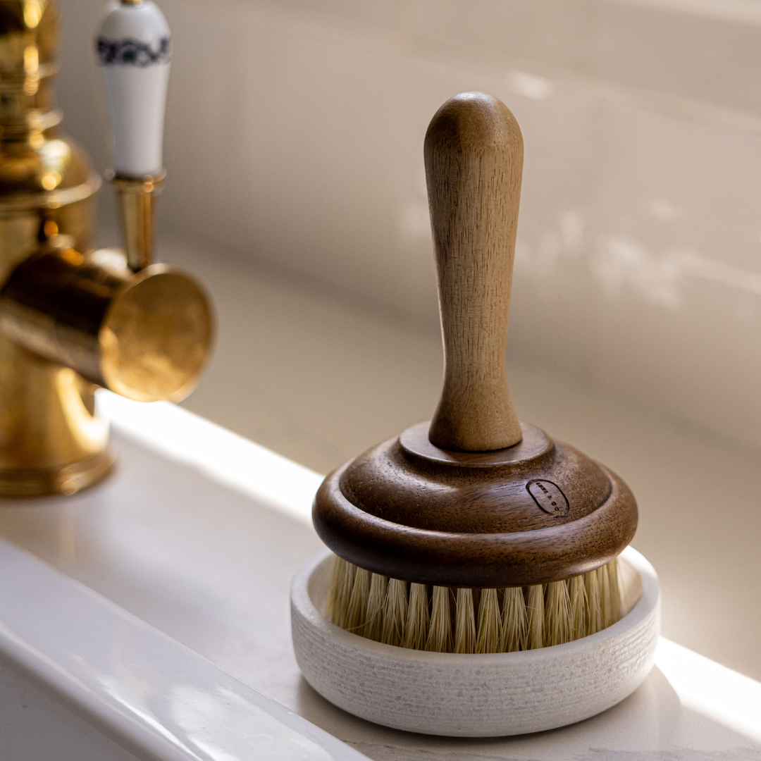 Luxe B Co - Venta al por mayor Platitos para jabón de baño - Porta jabón y cepillo de mármol1