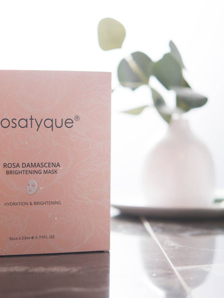 Rosatyque Rosa Damascena Brightening Mask 5pack for wholesale by Rosatyque