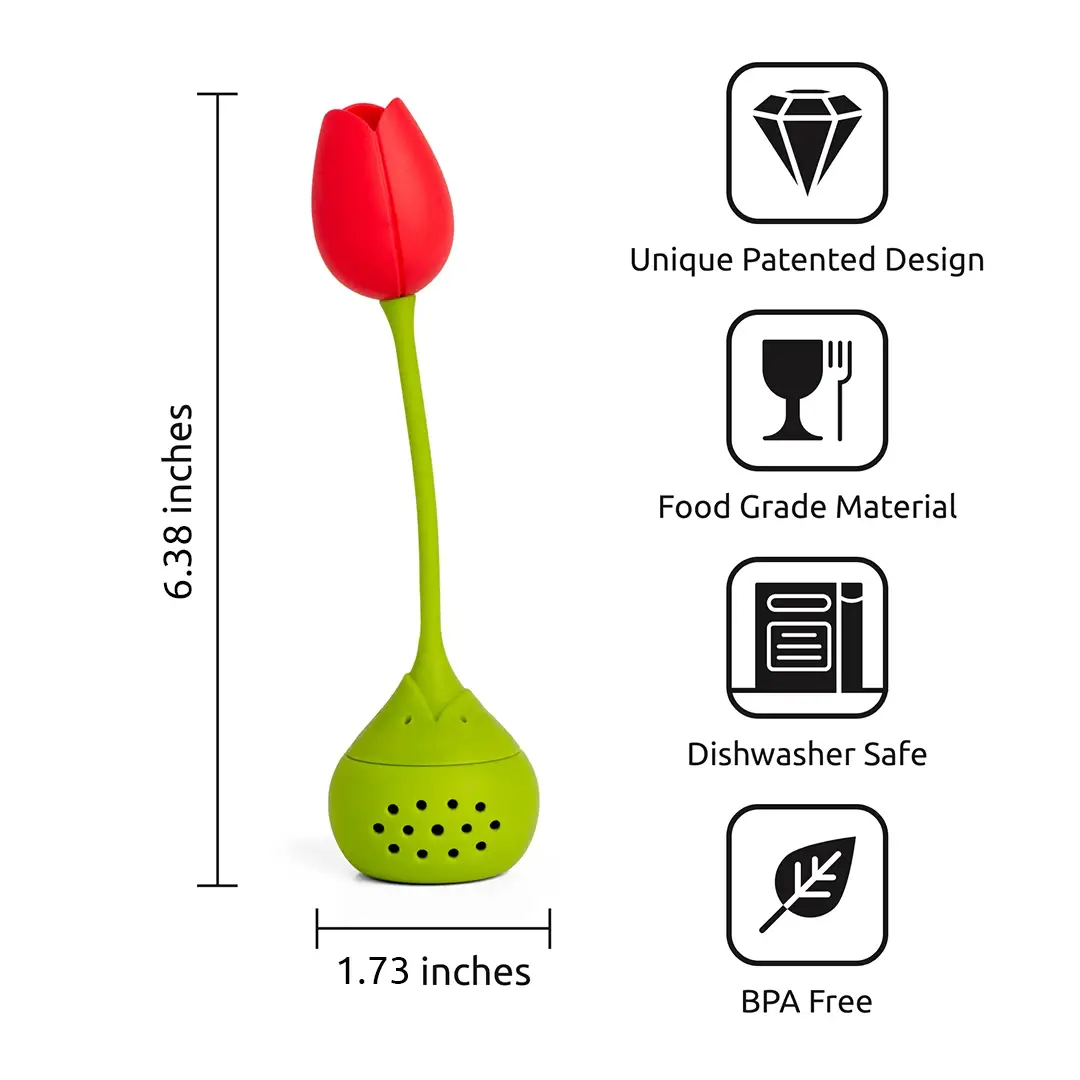 OTOTO - Wholesale Tea Strainer/Infuser - Tulip Tea Infuser Strainer - Tea Accessories & Gifts5