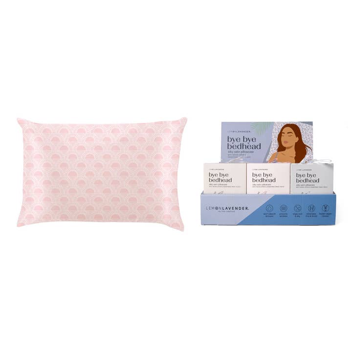 Lemon Lavender Silky Pillowcase Pattern Assort for wholesale by DM Merchandising