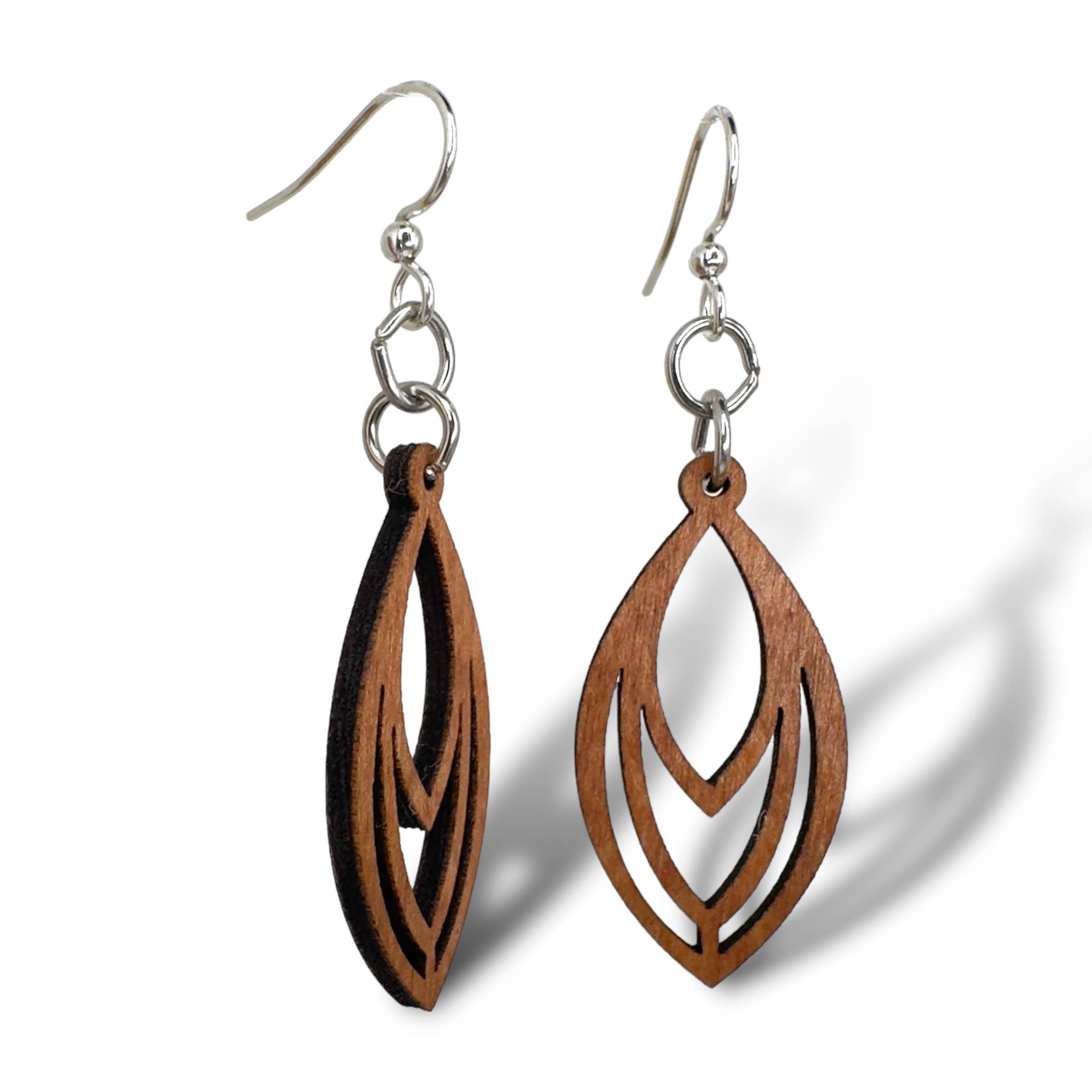 Green Tree Jewelry - Wholesale Dangle Earrings - Natures Kernel​ Blossom Earrings #2174