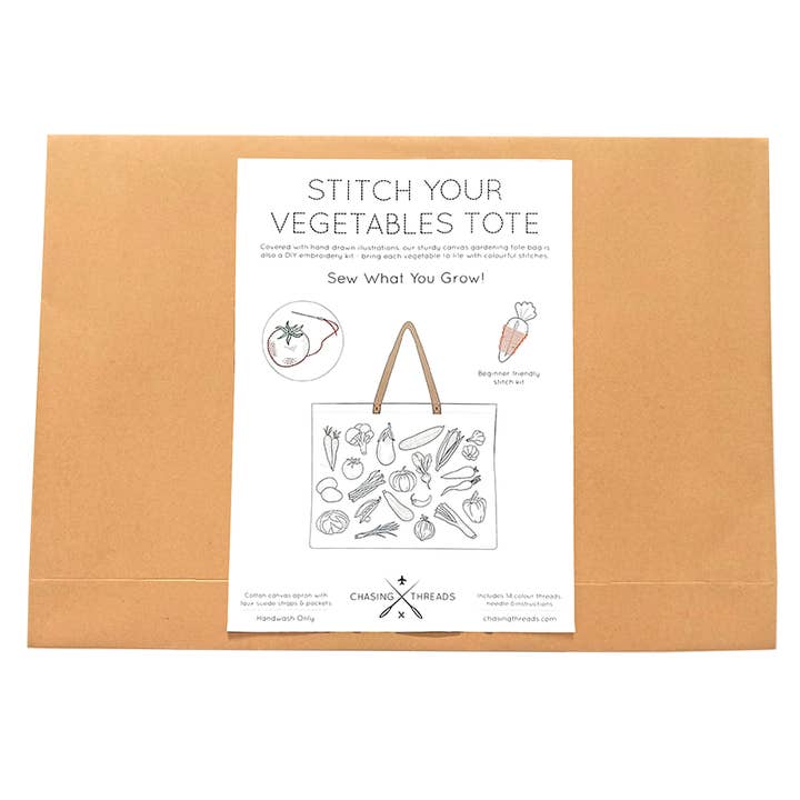 Chasing Threads - Vendita all'ingrosso Borsa tote - Donna - Borsa da ricamo con verdure da cucire14
