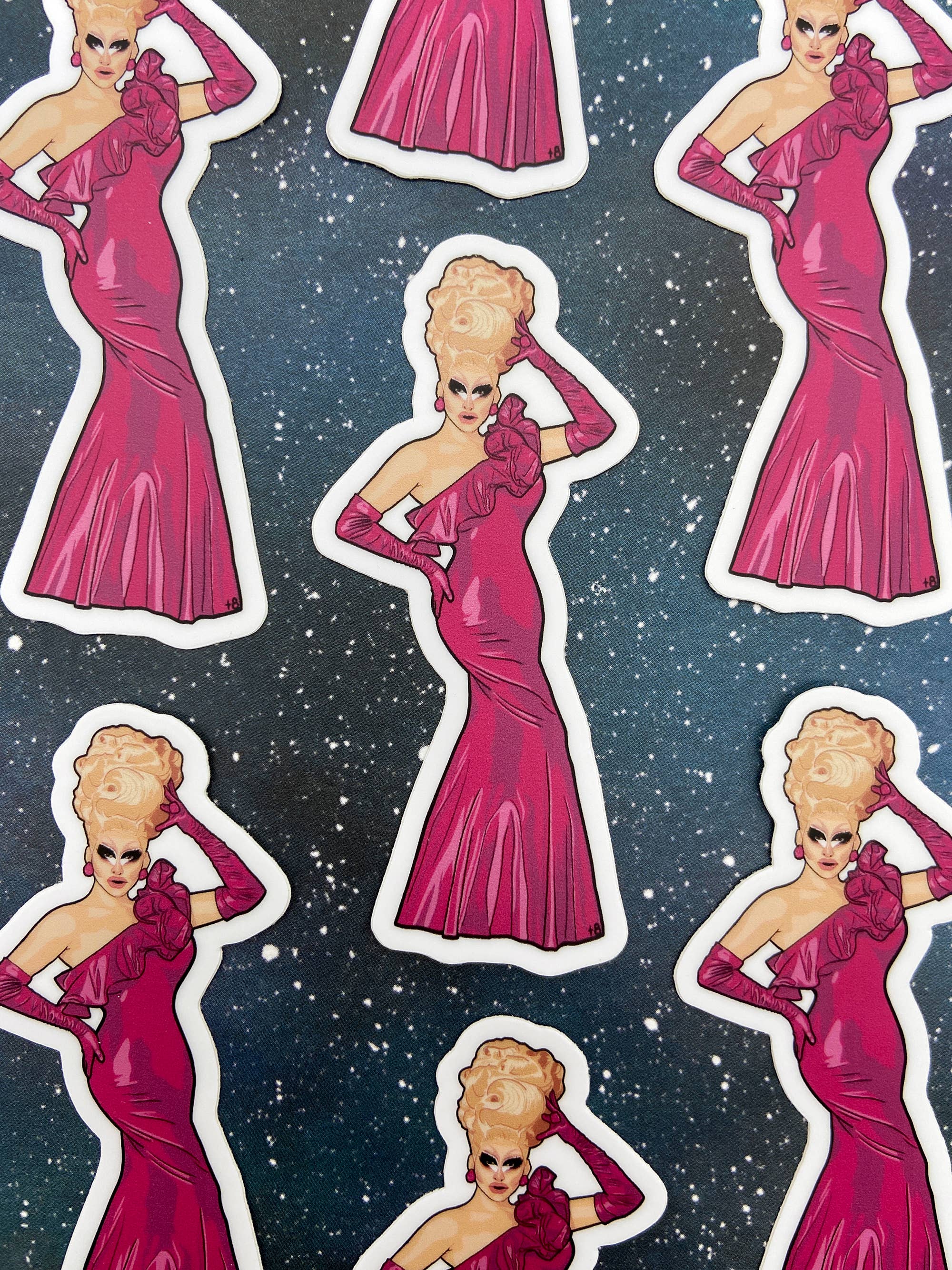 The Red Swan Shop – Großhandel Aufkleber – Vinylaufkleber - Trixie Mattel - RuPauls Drag Race2