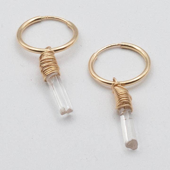 Quartz Hoops for wholesale by VIXIN Collection