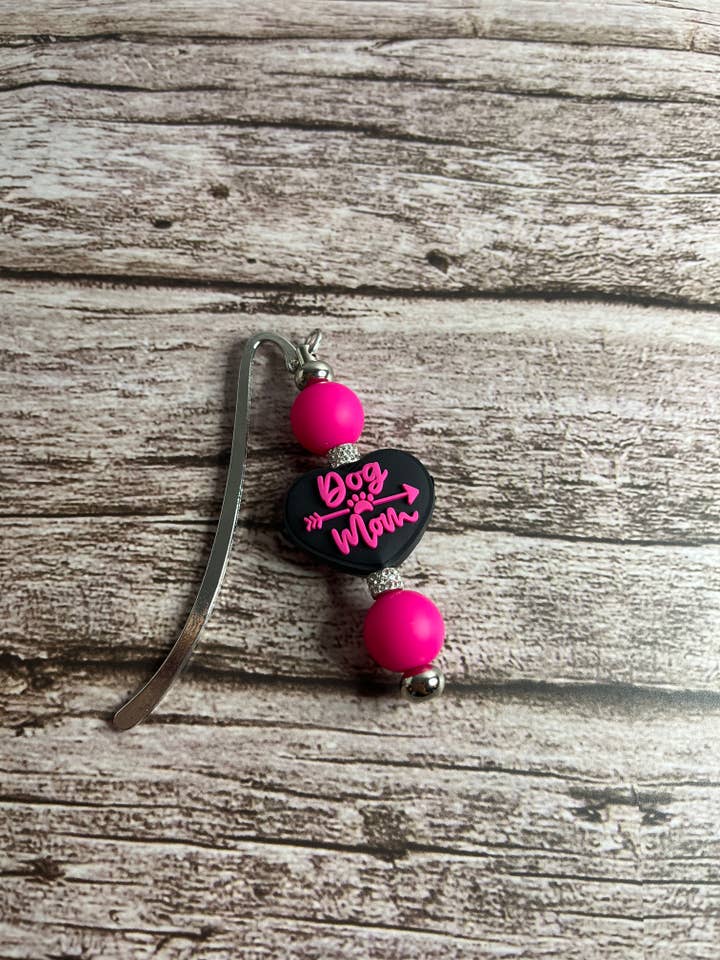 Dog Mama Beadable Bookmark for wholesale by Prickly Petal Boutique