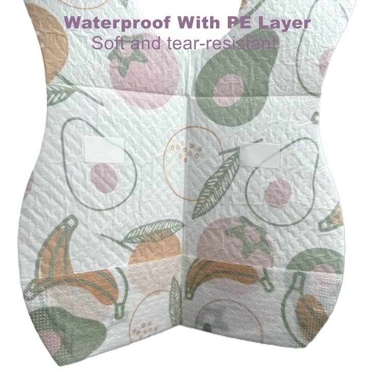 Sunveno - Vente Bavoir - bébés - Lot de 20 bavoirs jetables pour bébé6