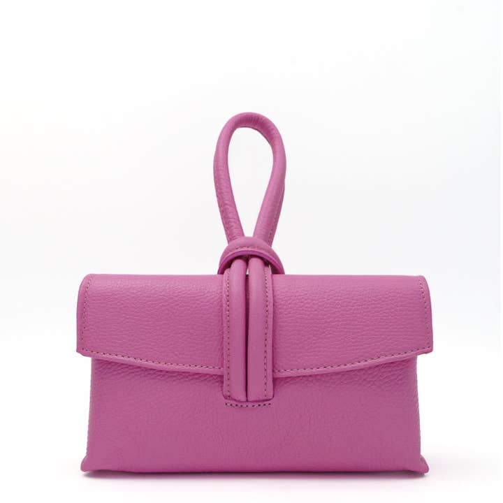 Leather bag "Barletta" Light pink for wholesale by LaTalia