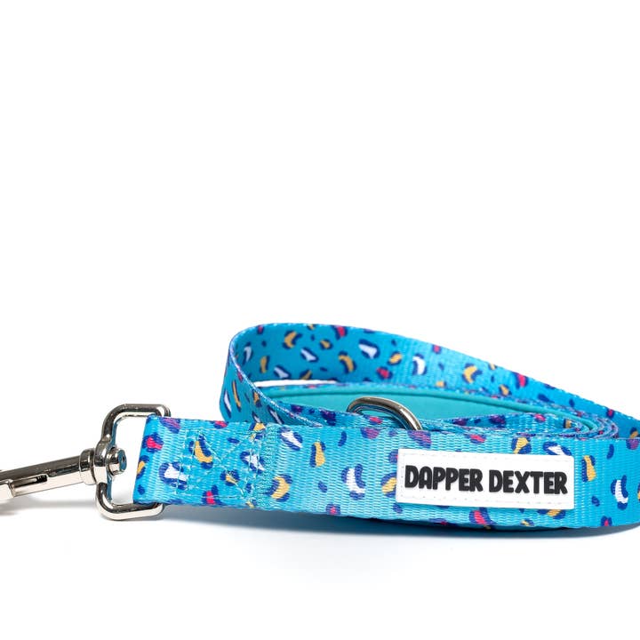 LAISSE POUR CHIEN IMPRIMÉ SARCELLE pour la vente par DAPPER DEXTER