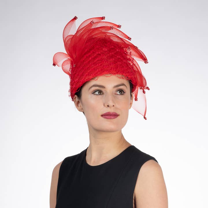 Veil Crin Decor High Toque Women's Pillbox Hat | 301914 for wholesale by KaKyCo