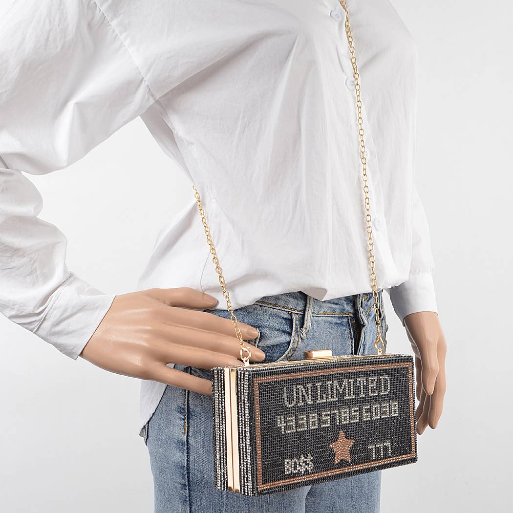 3AM BY H&D ACCESSORIES - Wholesale Clutch - Dames - Unlimited Rhinestone Party Clutch5