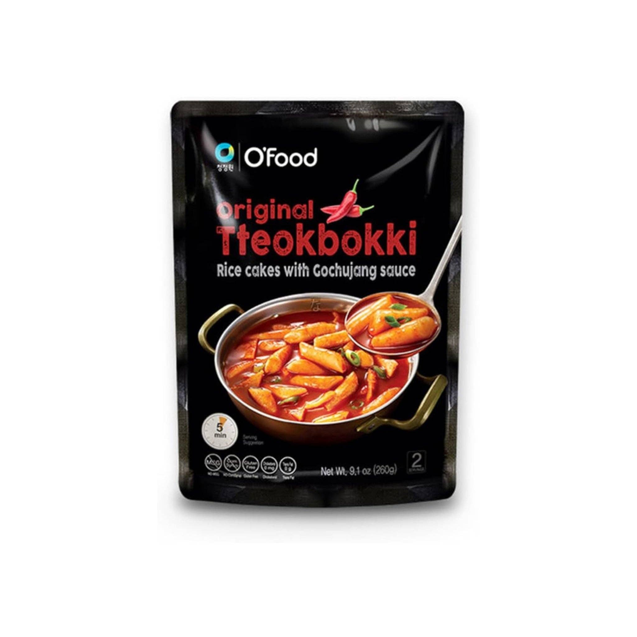 utoppa GmbH – Arroz por atacado – Tteokbokki com molho Gochujang O'FOOD 260 g0