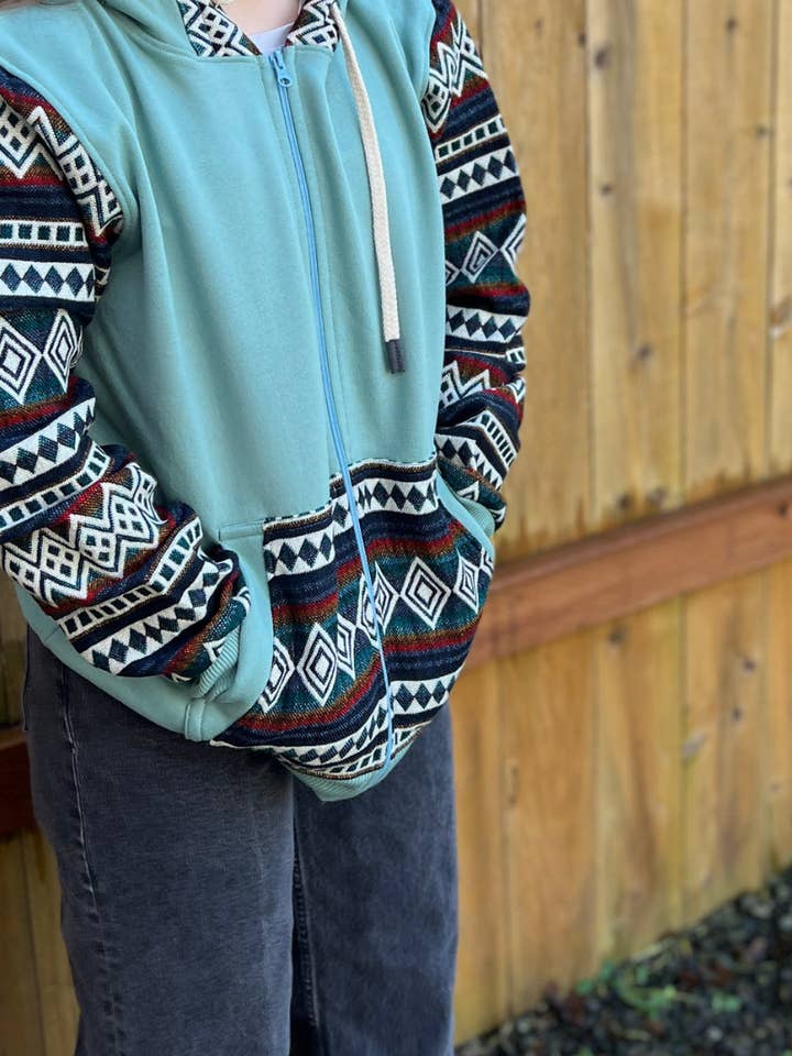 Los Andes Shop - Wholesale Hoodie - Unisex - Western full zip sweatshirt | sturdy hoodie | sustainable7