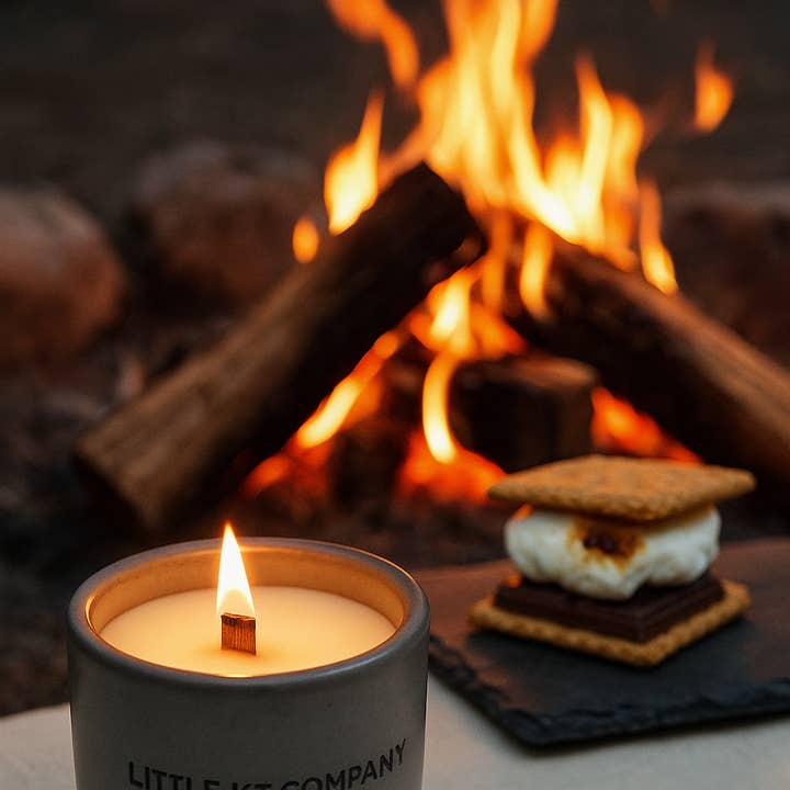 Campfire Marshmallow Candle Wholesale for wholesale by Little KT Company