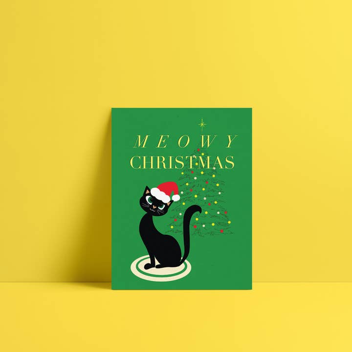 Meowy Christmas for wholesale by Hey There Leila