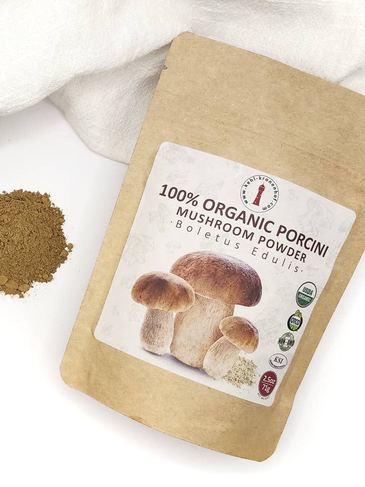 Organic Dried Porcini Mushroom Powder for wholesale by Kehl-Kronenhof
