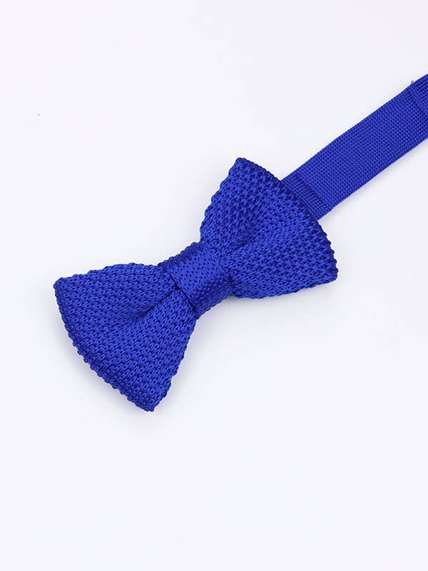 Blue Bow Tie No. 1 Child Knitted "Léon" for wholesale by Unipap's