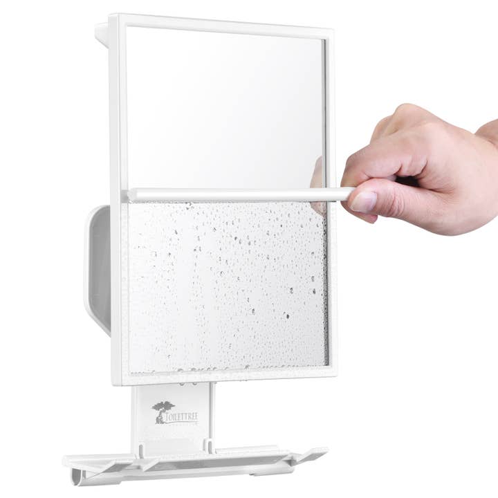 ToiletTree Products - Wholesale Bathroom Mirror - Deluxe Fogless Shower Mirror with Shelf and Squeegee21