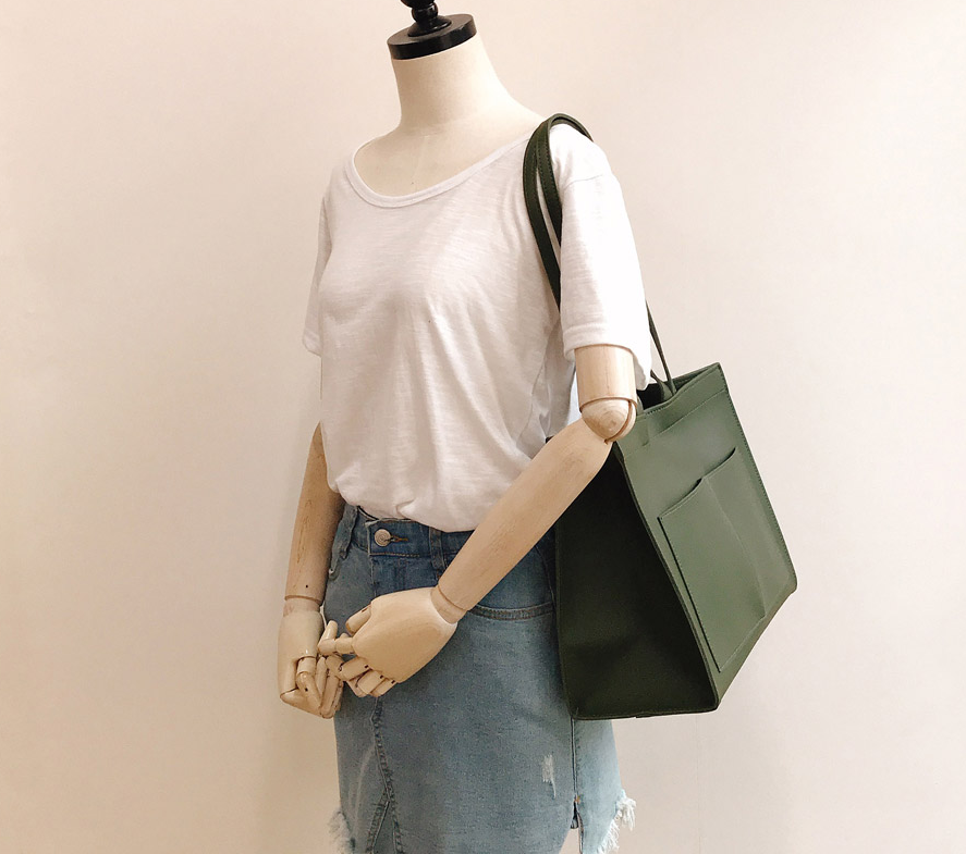 Comfortarians - Wholesale Tote Bag - Women's - Large Leather Tote Bag, Soft Leather Campus Bag8