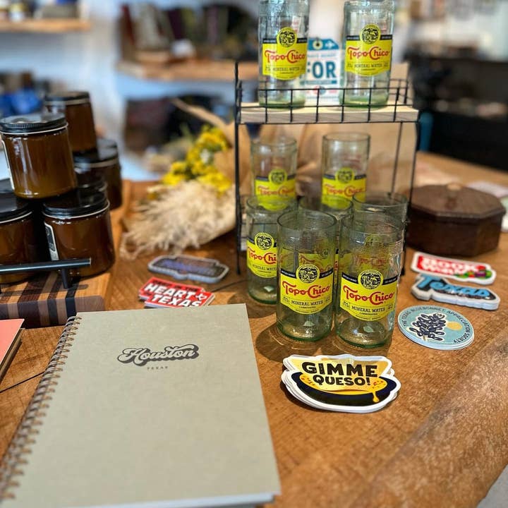 Project Happiness Candle Co. - Wholesale Drinking Glass/Cup - Topo Chico Drinking Glass