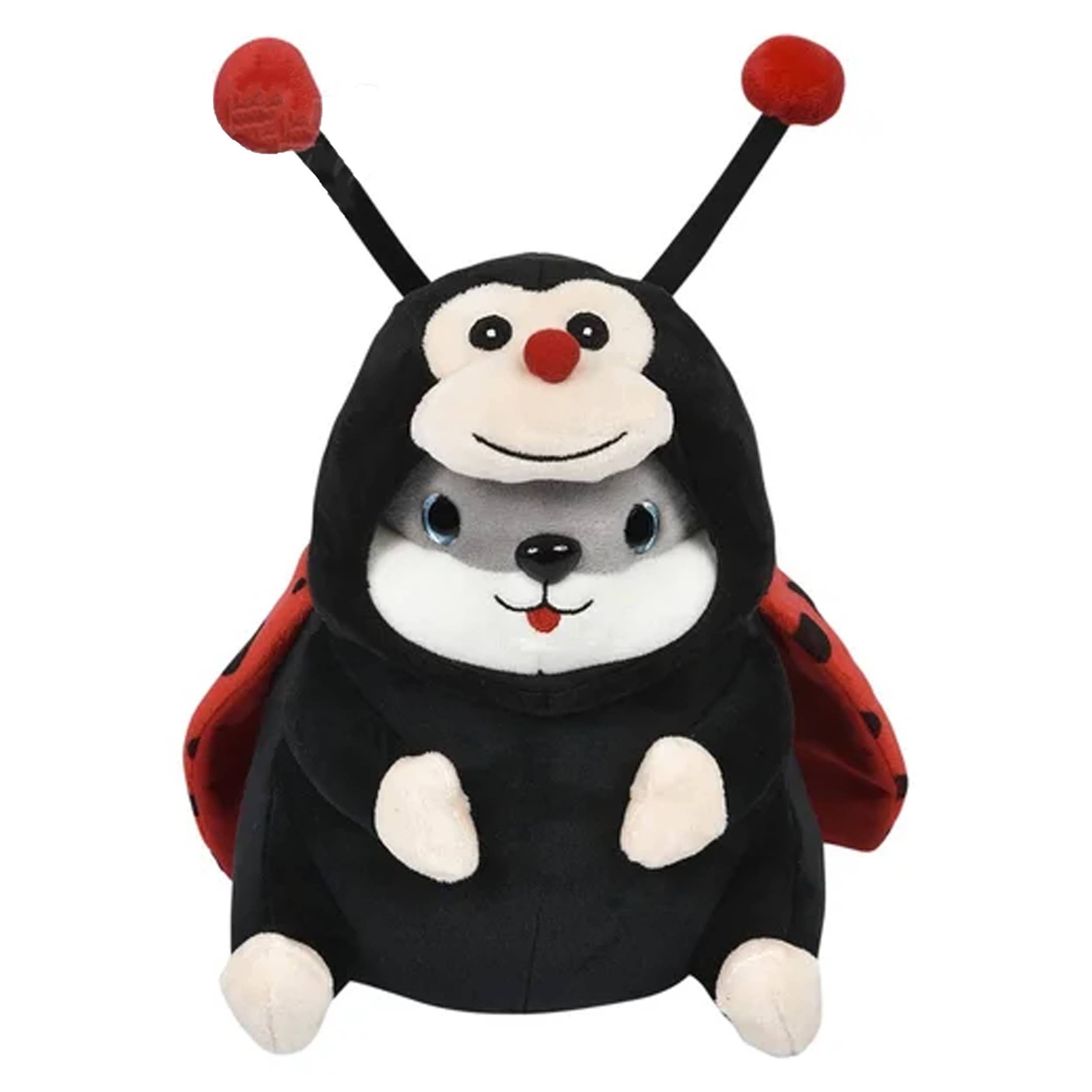 PR GROUPS LLC - Wholesale Stuffed/Plush Toy - Kids & Baby - Soft Plush Dressed Hamster Lady Bug Kids Toy1