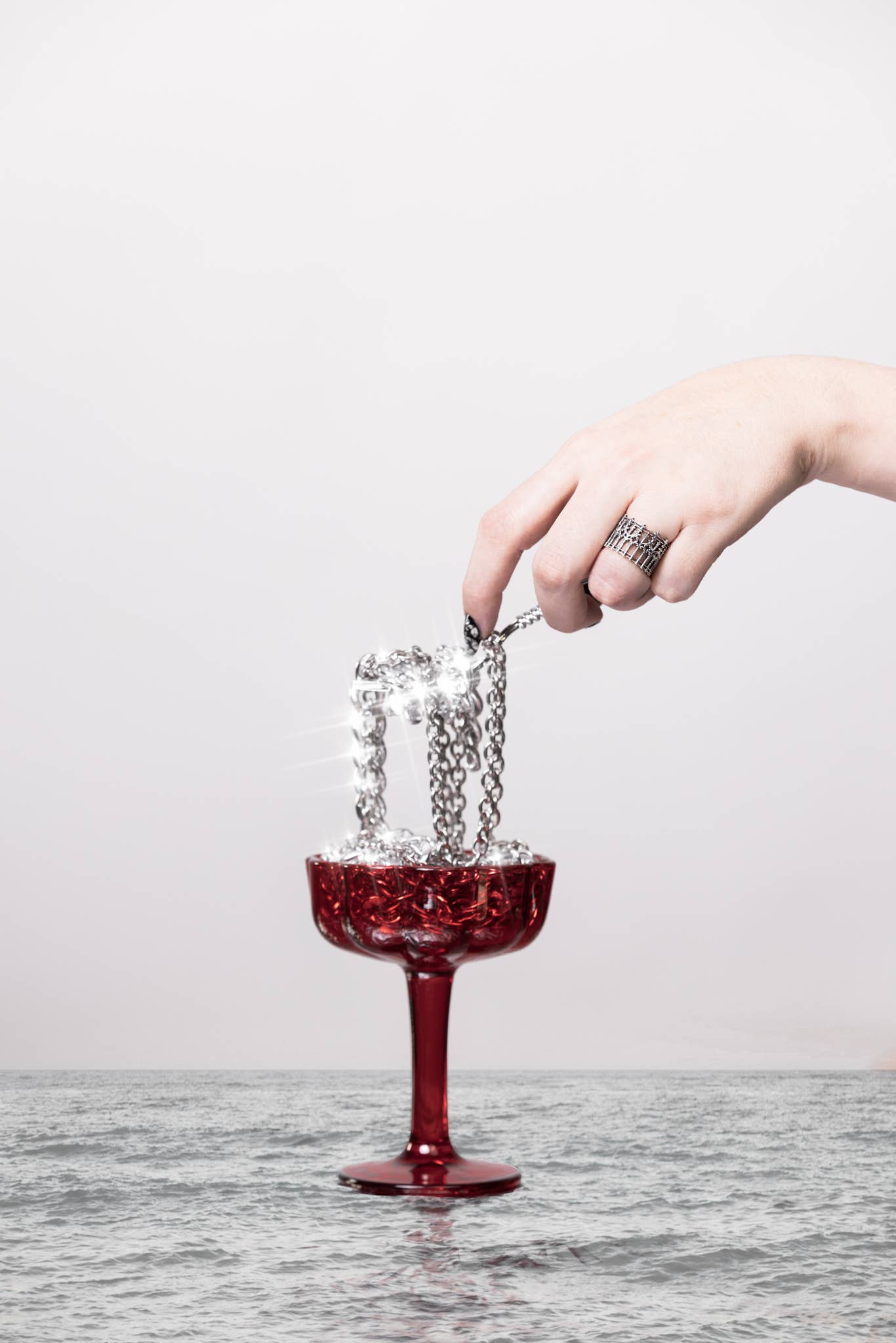 The Pretty Cult - Wholesale Cocktail/Statement Ring - Cemetery Walks Ring – Sterling Silver Gothic 5