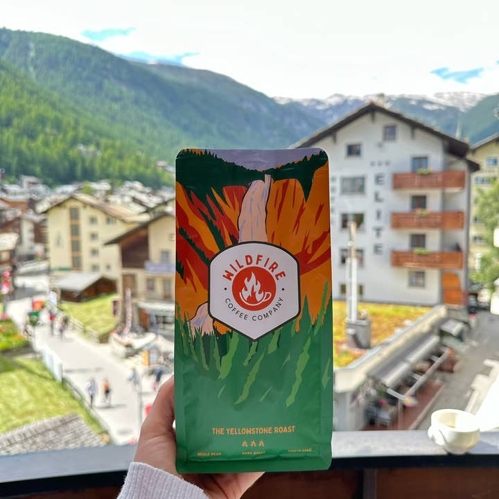 The Yellowstone Roast Ground Coffee for wholesale by WildFire Coffee Company