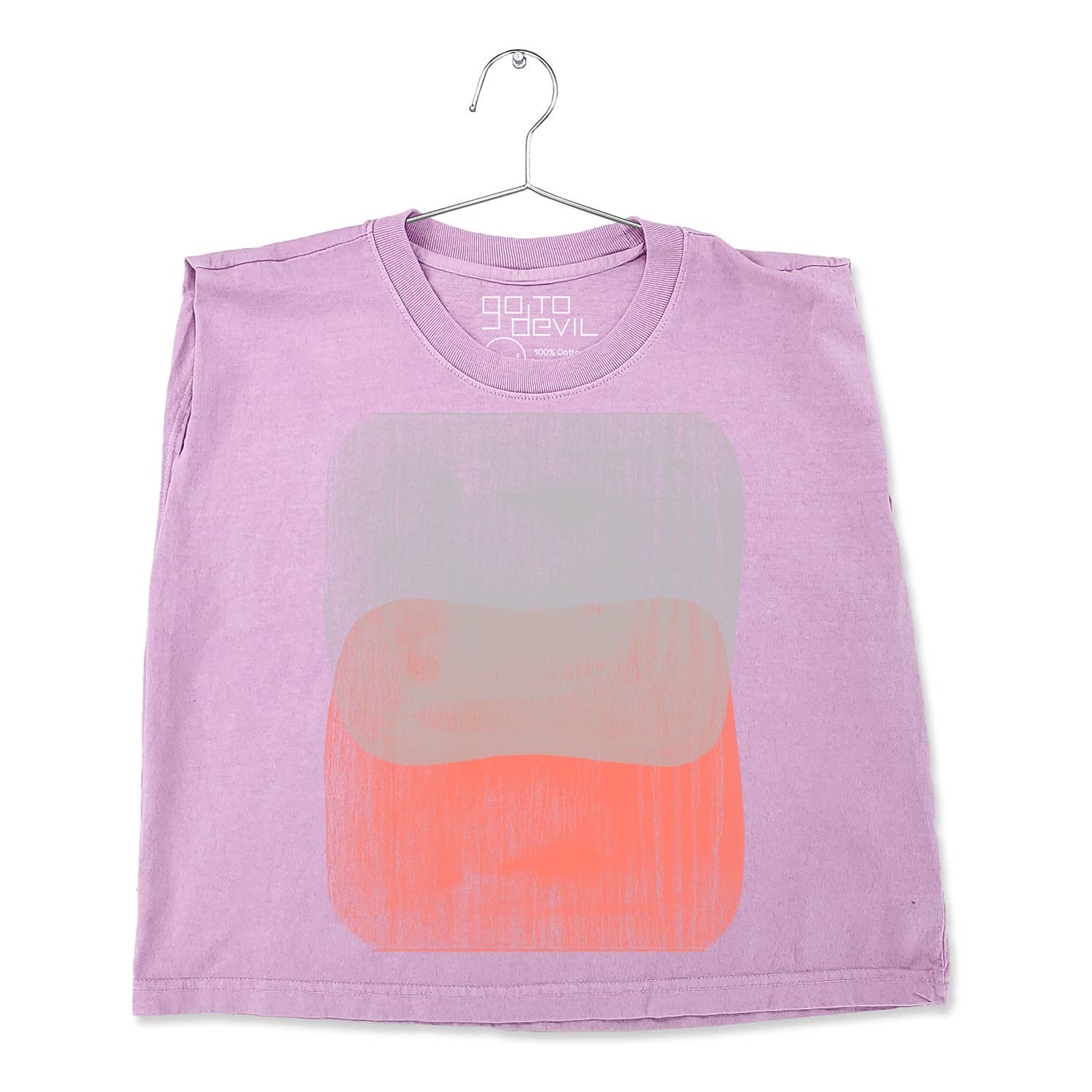 Go To Devil - Wholesale Screen Printed T-Shirt - Women's - Haze Joan Heavyweight Muscle Tee4