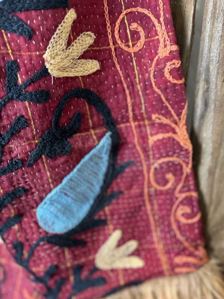 Wylder Trading Company - Wholesale Fur/Faux Fur Coat - Women's - Canyon Bloom Coat 027 (Long-Length) | Penny Lane Style Boho12