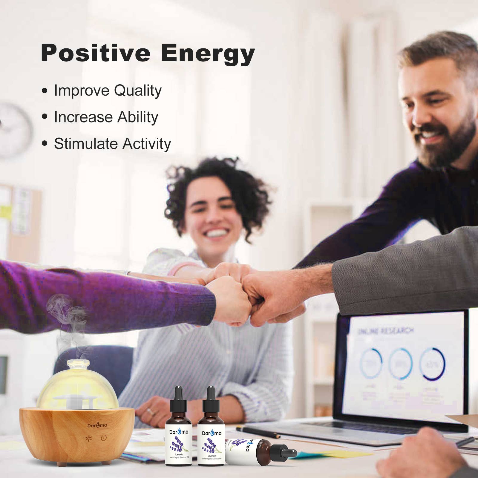 DAROMA – Engroshandel Æterisk olie – Premium glasdråber 20ML aromaterapiolier til diffusorer12