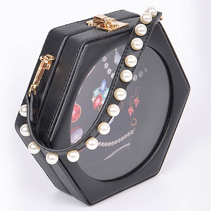 3AM BY H&D ACCESSORIES - Wholesale Clutch Bag - Women's - Polygon Jewelry Box Clutch2