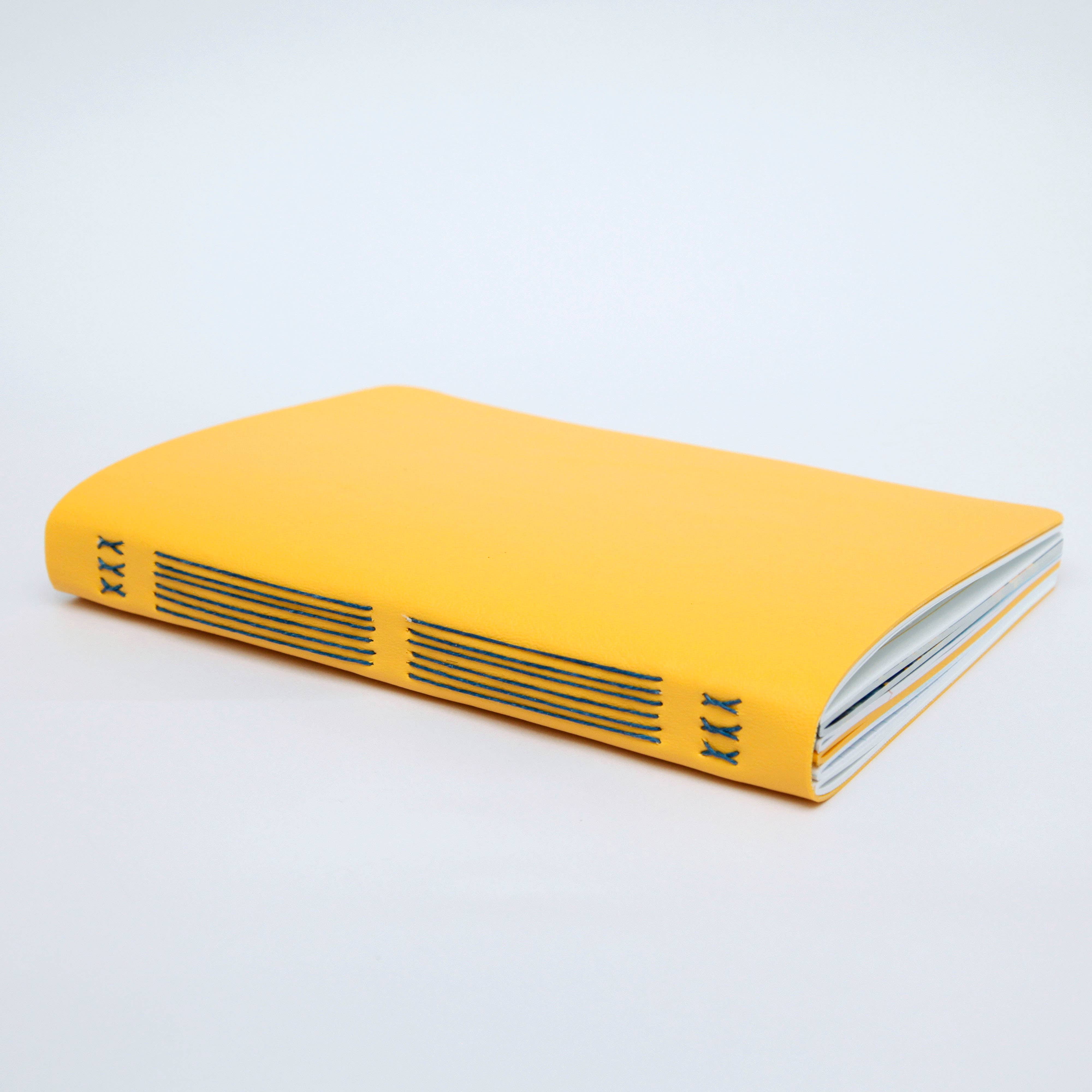 Original Brooks - Wholesale Notebook - Yellow Handsewn Notebook with Assorted Paper0