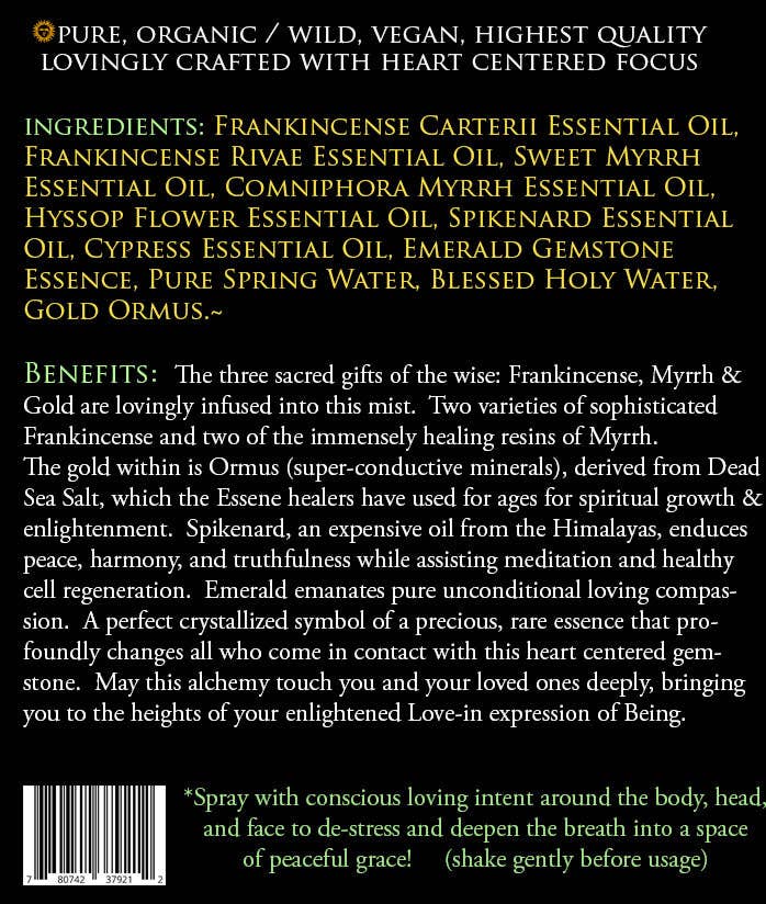 Kejiwa - Wholesale Aromatherapy Mist - Ancient Anointing Alche-Mist (Frankincense & Myrrh)4