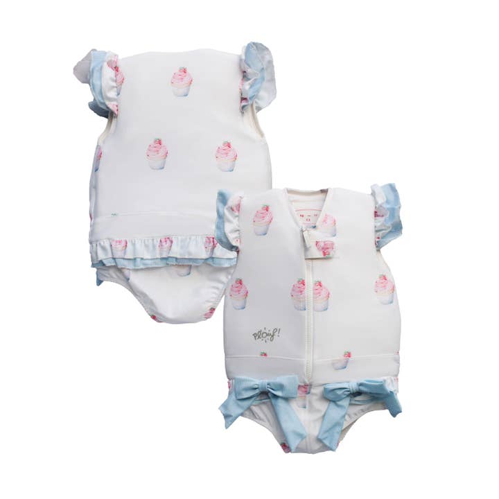 Plouf Safety Concept - Wholesale One Piece Swimsuit - Kids - Charlotte Floating Swimsuit for Girls: Safety & Awakening