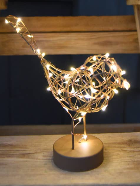 Table Robin Light - Süßes LED-Ornament für den Großhandel von Lumina Of London CA