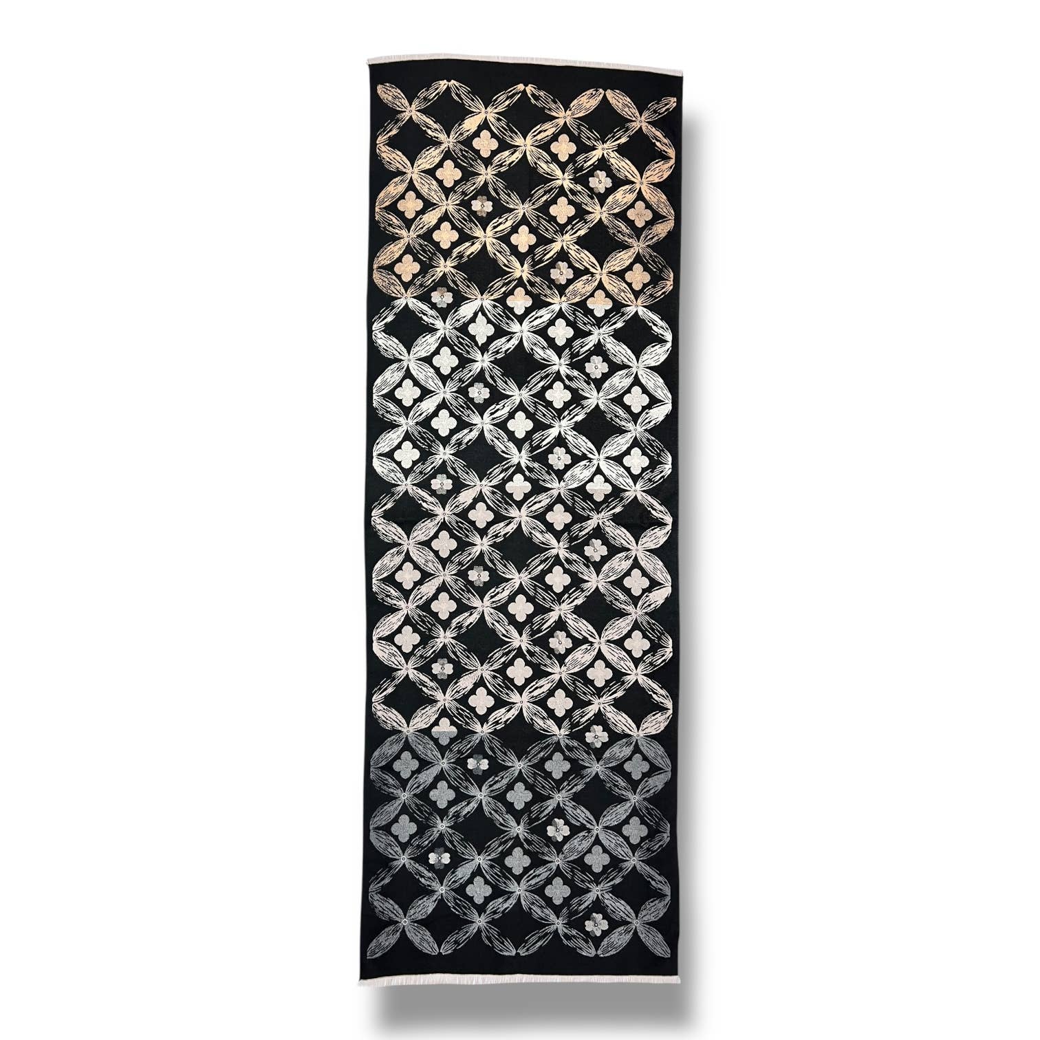 London Scarves - Vendita all'ingrosso Sciarpa - Donna - Sciarpa in misto cashmere a motivo geometrico11