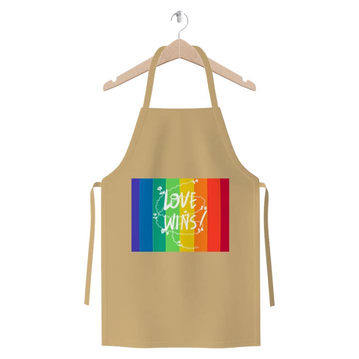 Grembiule in jersey premium Love Wins per la vendita all'ingrosso da parte di IAKAM