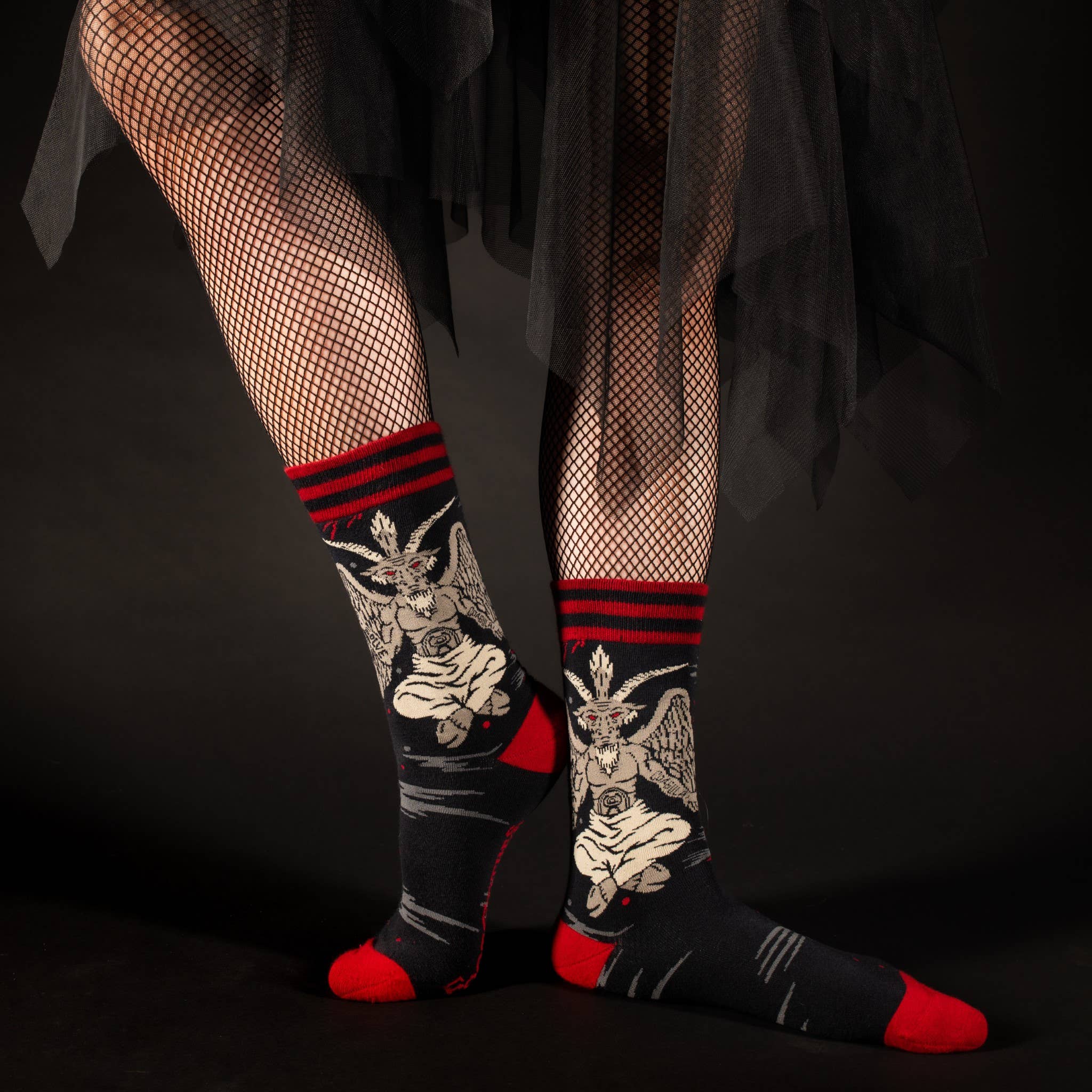 FootClothes LLC - Wholesale Socks - Unisex - Evil AF Baphomet Socks4