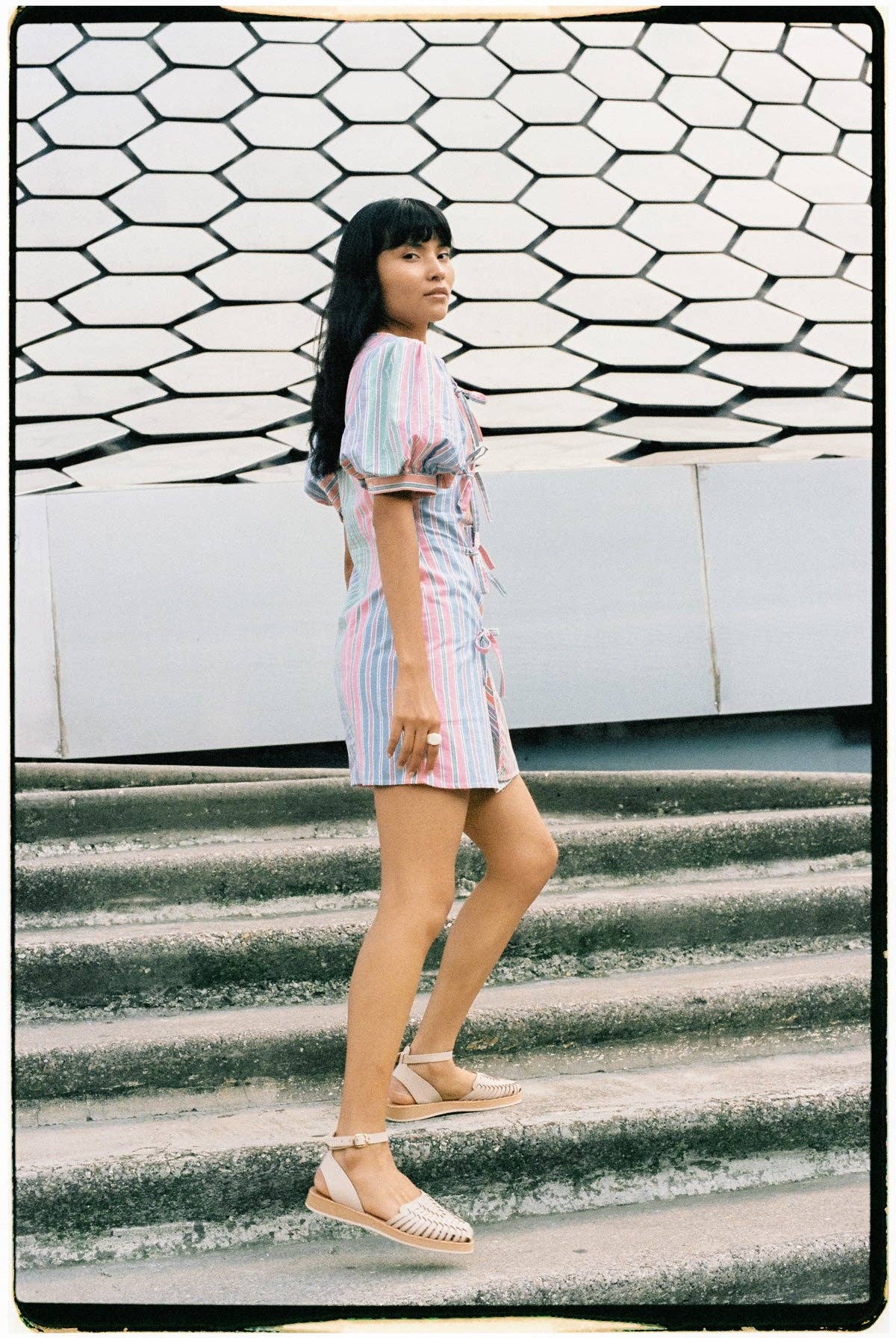 Mexas EU – Großhandel Sandalen – Damen – CHETUMAL HUESO - Espadrilles aus knochenfarbenem Leder8