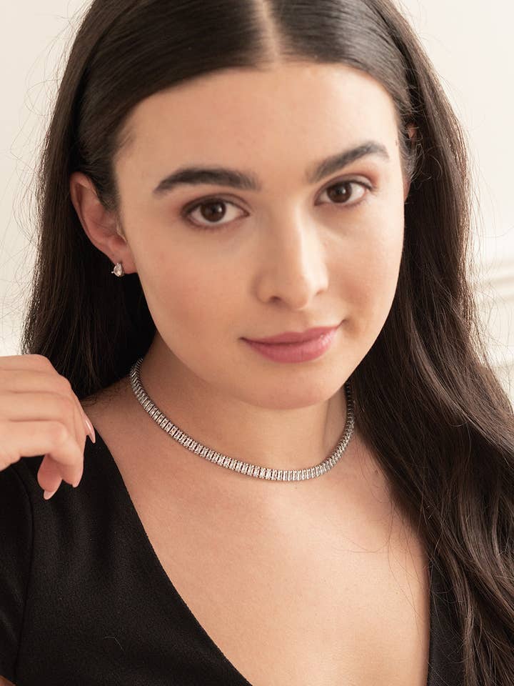 Carlina CZ Necklace for wholesale by Dareth Colburn Designs