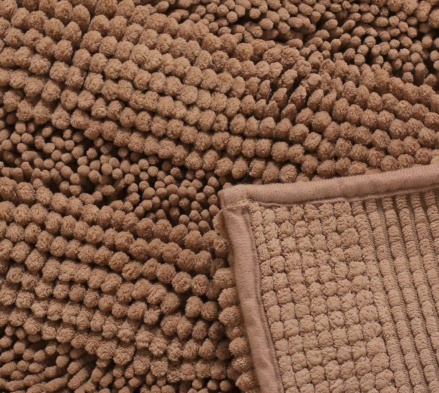 home mart goods - Wholesale Bath Mat Set - 2 Piece Soft Cozy Plush Chenille Bath Mat & Contour Bath Rug43