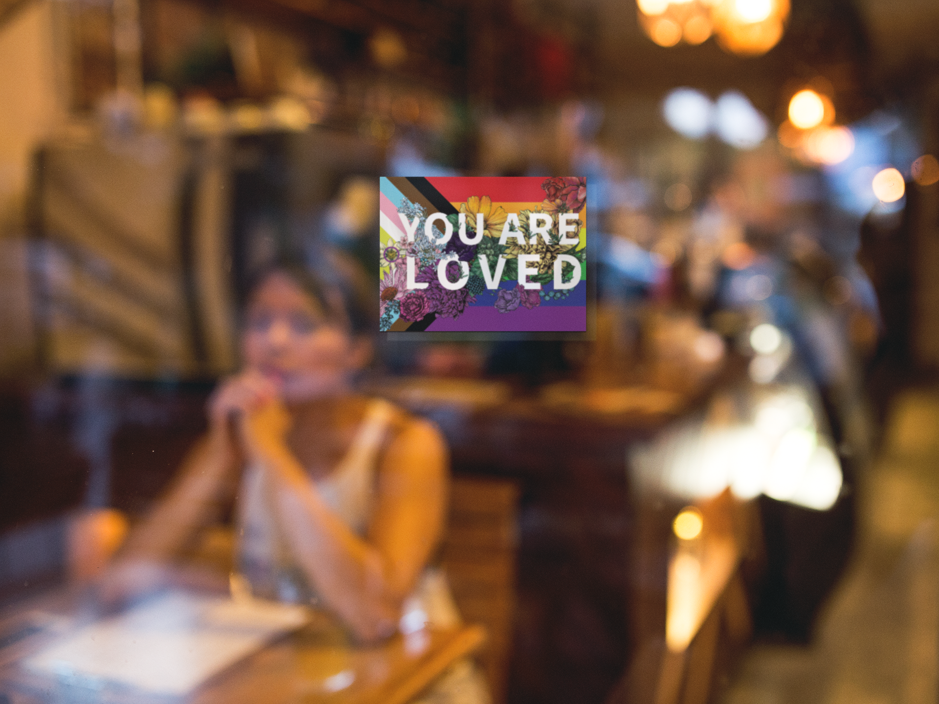 Transpainter - Wholesale Sticker - You Are Loved Sticker | LGBTQ Pride Gifts | Pride Flag Decal5