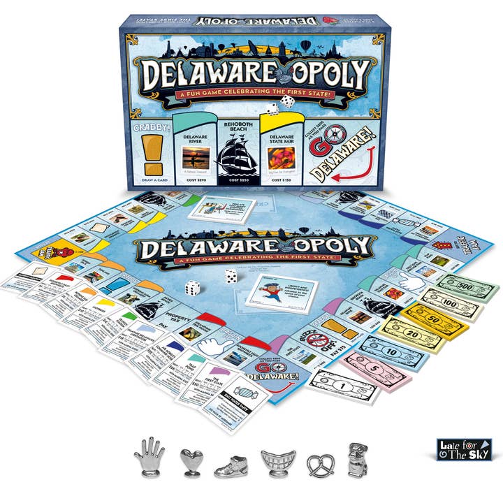 DELEWARE-OPOLY for wholesale by Late for the Sky