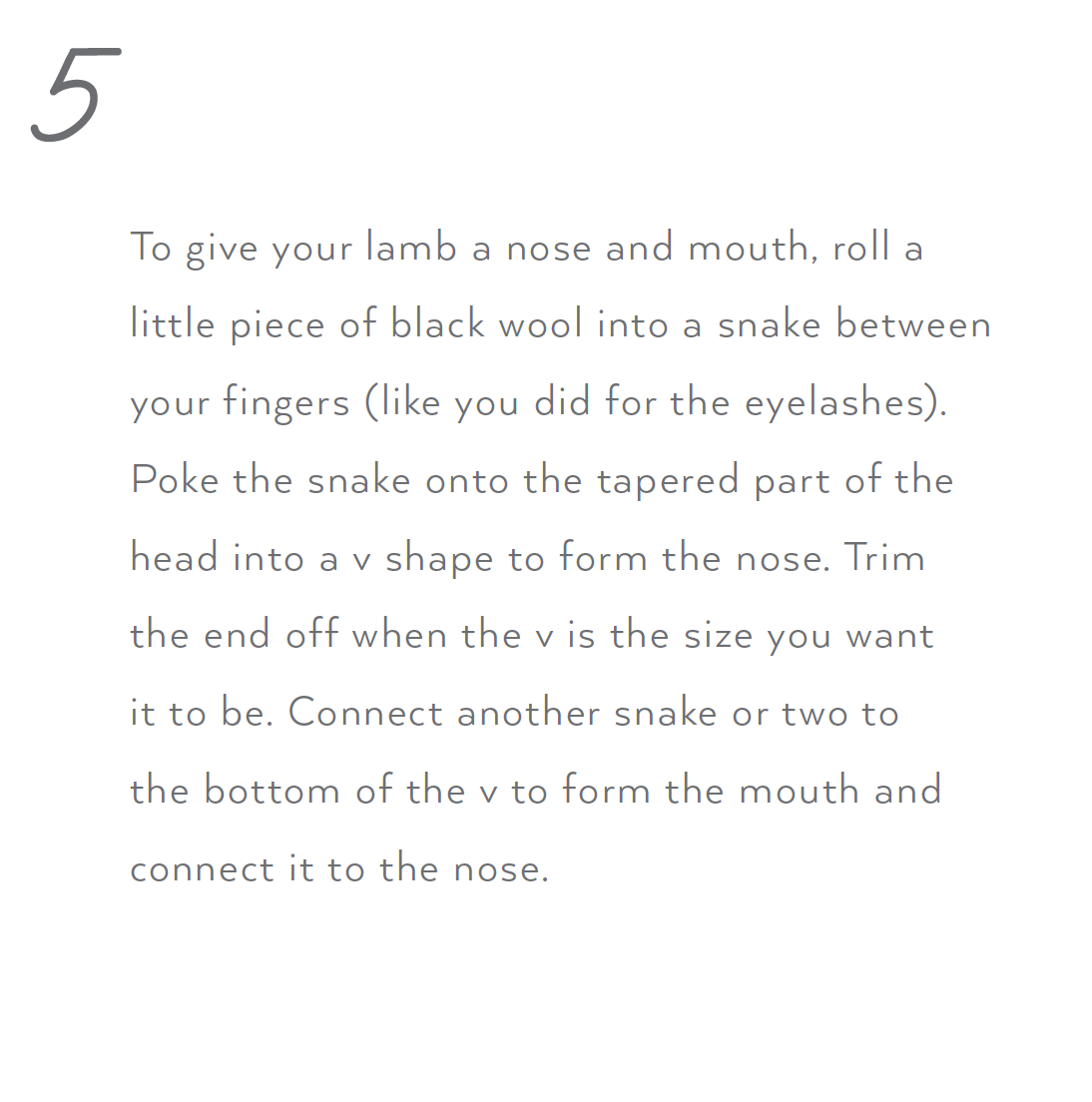 PetitFelts - Wholesale Craft Sewing Kit - Needle Felting Kit - DIY - Lamb3