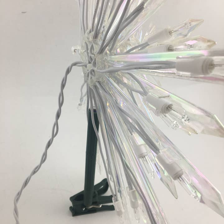 Decor N Beyond - Wholesale Tree Topper - 14" Lighted Starburst Snowflake Tree Topper5