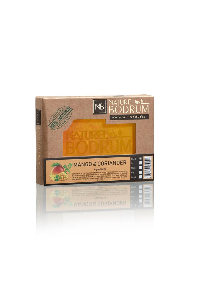 Sabonete de Glicerina 100% Natural Manga & Coentro - Turco S por atacado de NB NATURAL BODRUM