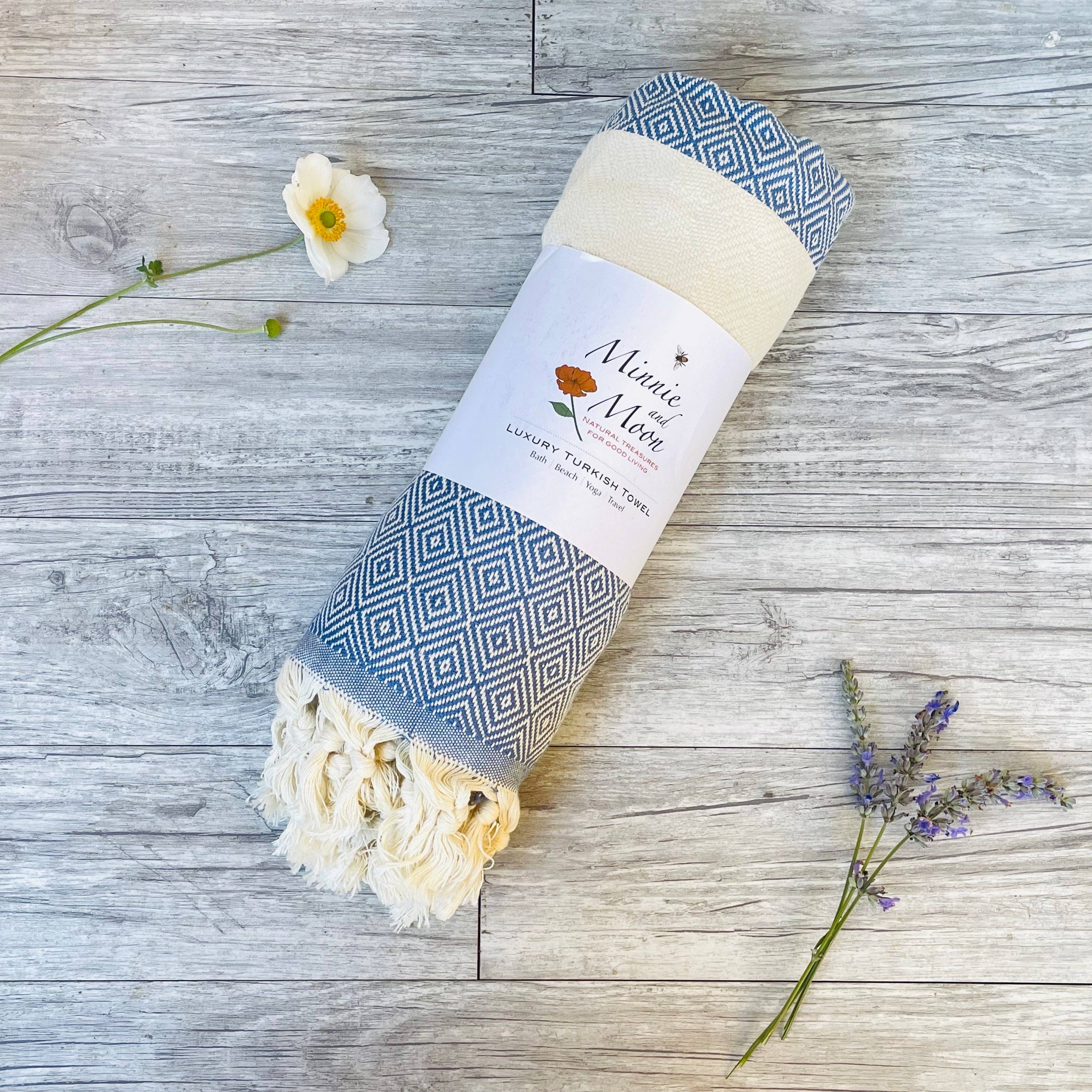 Minnie and Moon - Wholesale Beach Towel - Diamond Turkish Bath & Beach Towel10